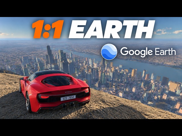 BeamNG.drive has a 1:1 scale Earth map now