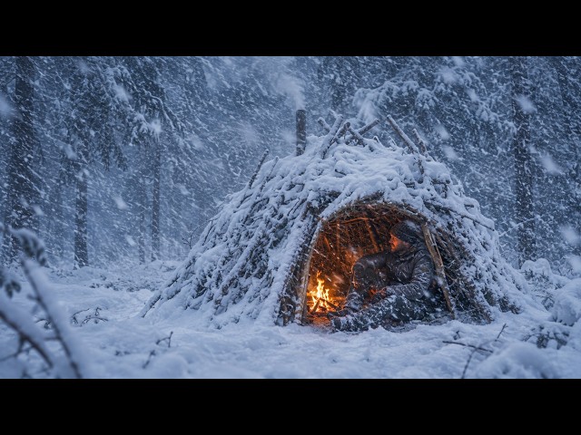 Winter Storm Bushcraft: 3 Days Hot Tent Camp