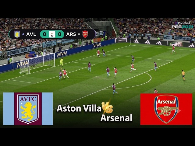 Aston Villa vs Arsenal I Video Game Simulation IeFootball PES 2021  Live Stream I 1 Sep, 2026