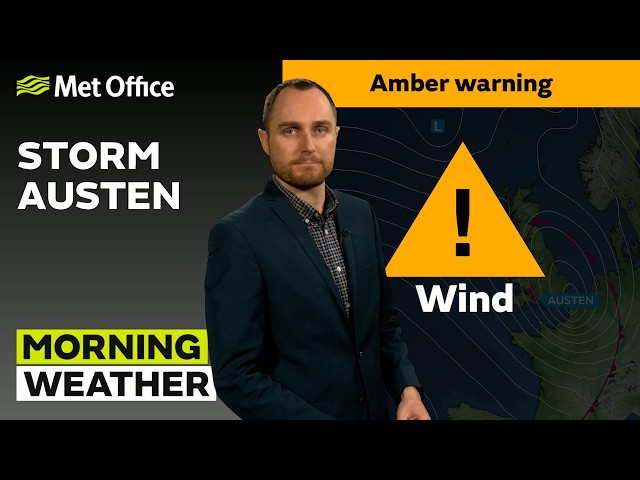 23/10/2026 - Storm Austen - Morning Weather Forecast UK - Met Office Weather