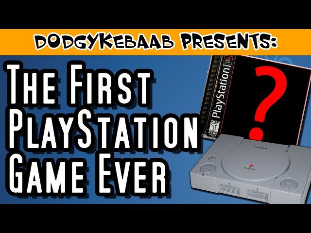 The First Ever PlayStation Game