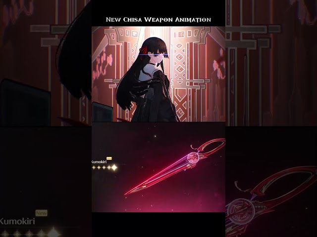 chisa  new weapon animation  #wutheringwaves  #wuwacreator #wuwacontest37 #wuwameme