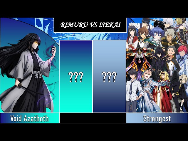 RIMURU VS ANIME STRONGEST ISEKAI POWER LEVEL