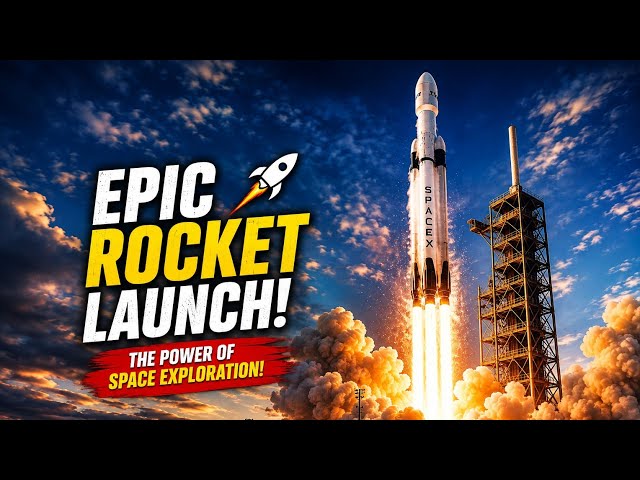 Epic Rocket Launch 🚀🔥 | The Power of Space Exploration! 