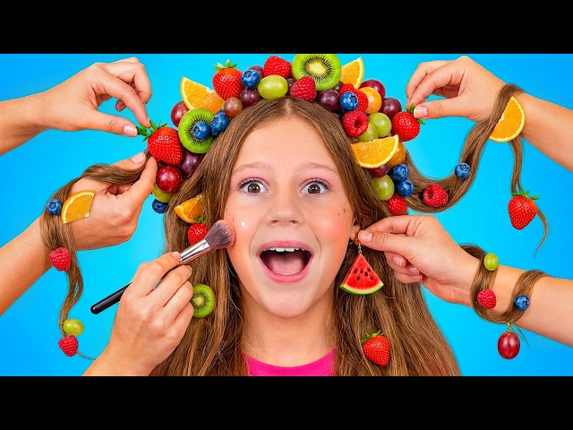 Nastya and her friends come up with the most creative ideas DIY