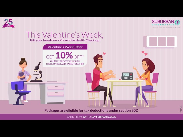 Valentine's Day Offer | Preventive Health Check-up | Suburban Diagnostics
