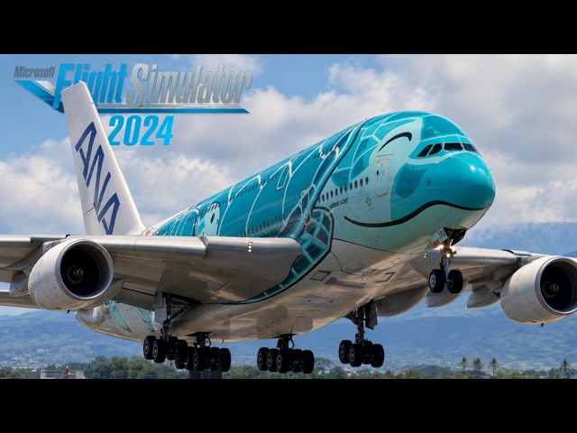Flight Simulator A380 by iniBuilds: Hawaii - Tokyo | ANA Full Flight | MSFS 2024