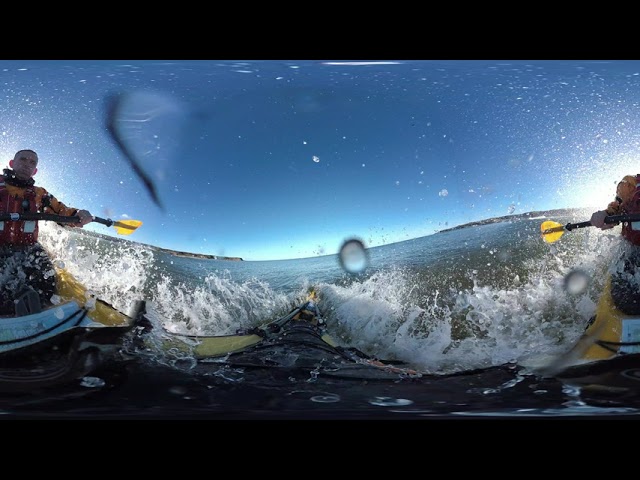 Punching through the Wave