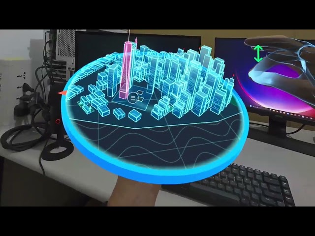 Augmented Reality Minimap - Meta Quest 3