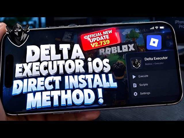 Direct Install Delta Executor Mobile NEW Update [v2.739] Roblox on iOS | BEST Roblox Executor iPhone