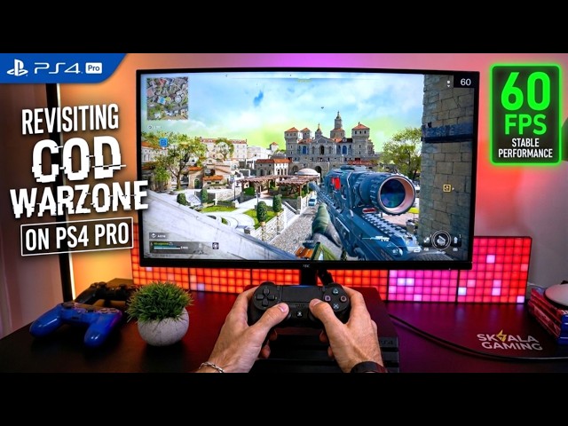 COD: Warzone на PS4 Pro | Тест FPS и производительности | Обзор с 27" 4K монитора