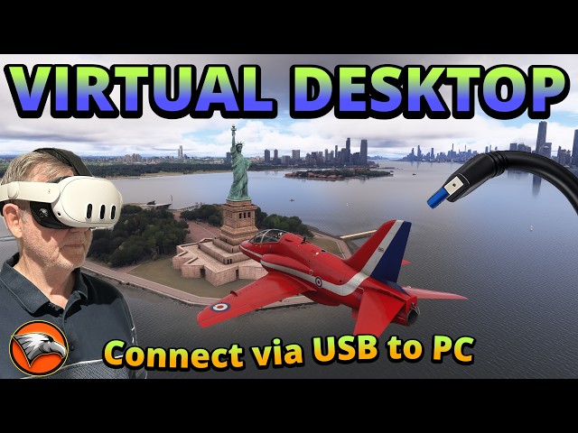 Virtual Desktop - USB3 Link For Your Quest 3 - Tested in MSFS 2024