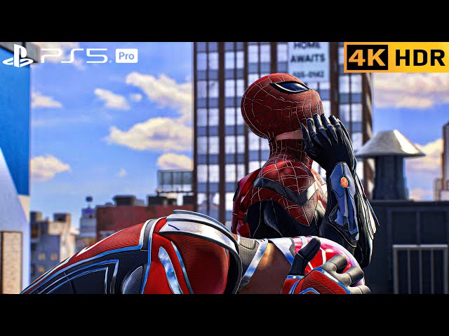(PS5 PRO) Red Mysterio joins Red Beetle to Fight Sandman | 4K HDR |