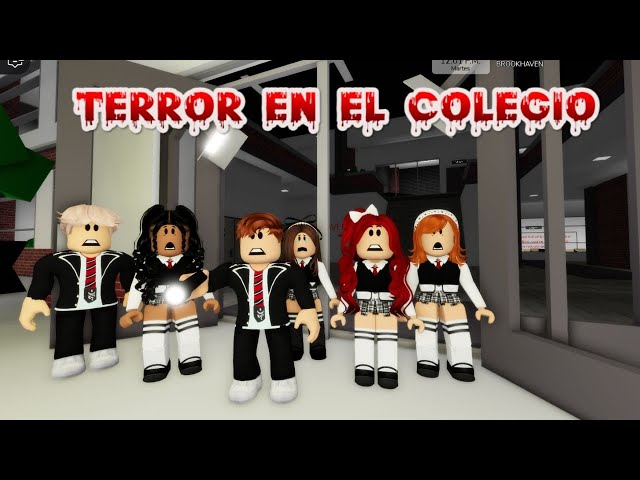TERROR AT SCHOOL 😧😥 ROBLOX BROOKHAVEN STORY