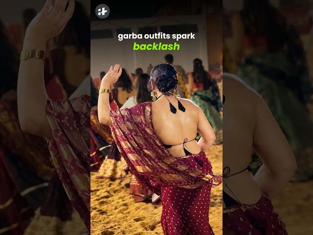 are modern outfits ruining garba tradition? #shorts