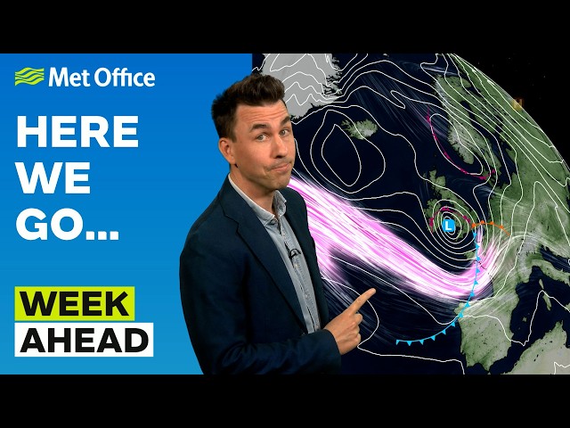 Week Ahead 19/10/2026 – Active jet stream shifts south – Met Office weather forecast UK