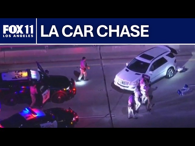 Police chase in Los Angeles County