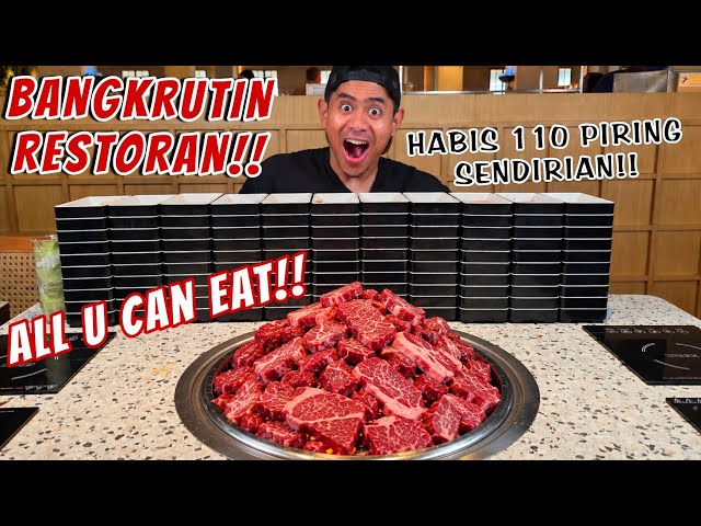 UDAH LAMA GAK BANGKRUTIN RESTORAN ALL U CAN EAT!!