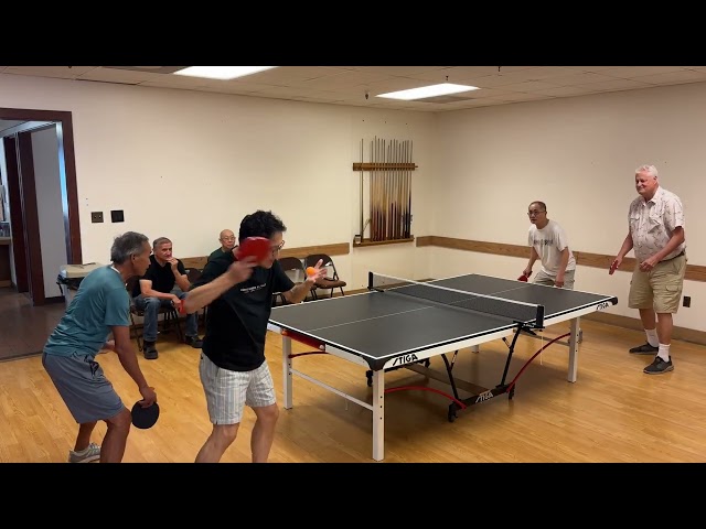 Table tennis practice good workout 9-10-2026