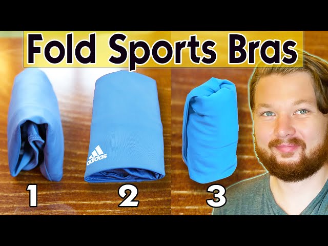 3 Ways to Fold Sports Bras (to Save Space)