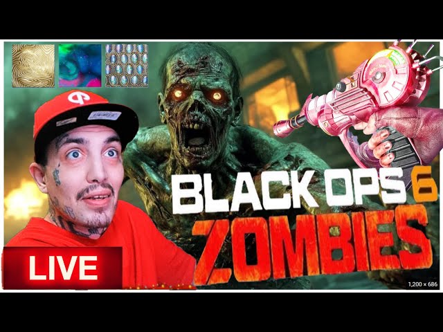 Get Ready For DLC 2 "TOMB"😗Unlocking Camo's🔥Black Ops 6 Zombies Live!