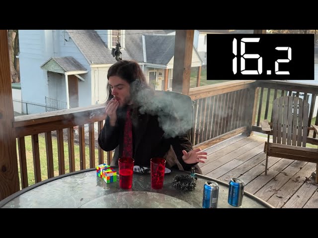2 Rubiks Cubes 2 Cig 2 Beer SPEEDRUN (FORMER WR) (1:28.37)