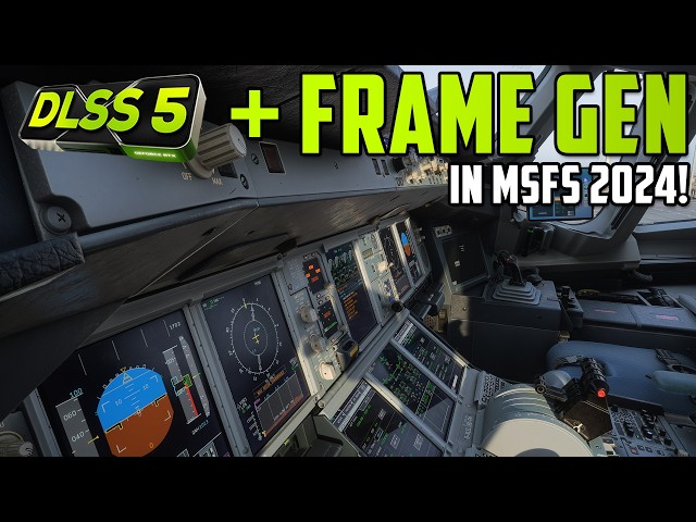How to Enable DLSS 5 + Frame Generation in MSFS 2024! (OptiScaler)