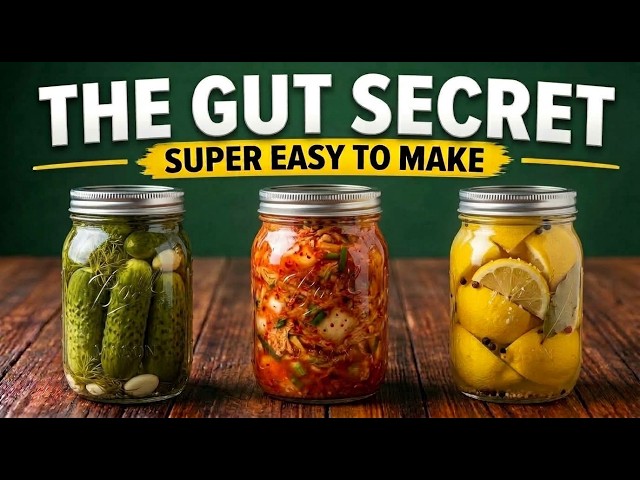 21 Fermented Superfoods That Can Heal Your Body - After 60 Your GUT Needs THIS (Super Easy To Make)