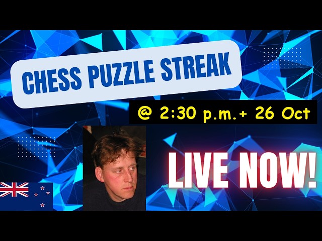 Part VII.i (7.1b) Return of the Revenge Chess Puzzle Streak ~ Dave NZ. on Lichess.org