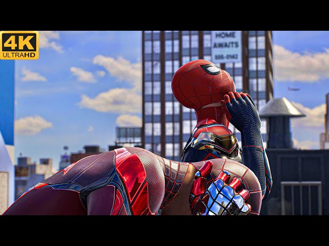 Spiderman 2 Ps5 Slim - Hybrid & Tech Spidermen Vs Sandman 4K HDR
