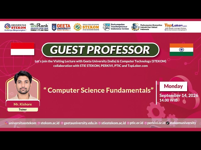 Guest Professor: Computer Science Fundamentals