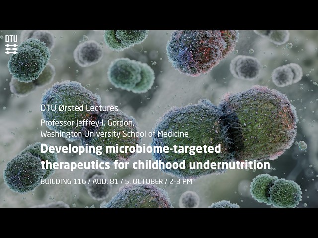 DTU Ørsted Lecture – Jeffrey Gordon