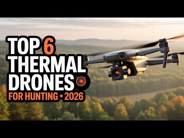 Top 6 thermal drone for hunting  in 2026