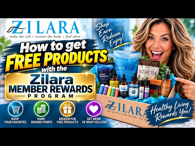 How To Get FREE Products with the Zilara Member Rewards Program!