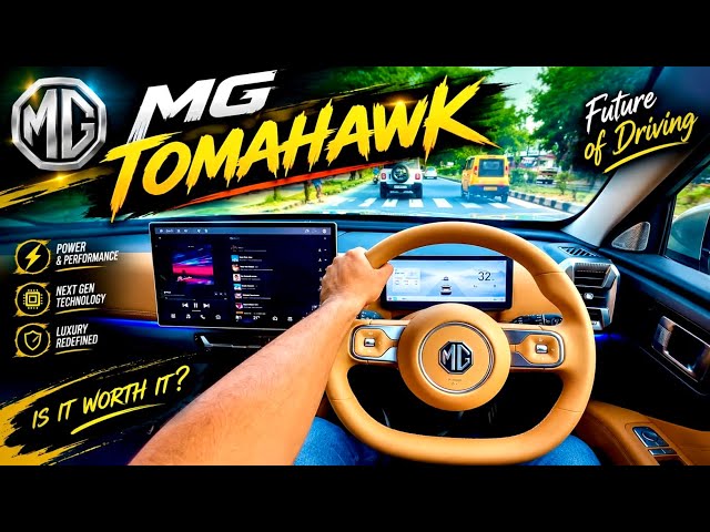 Driving MG Tomahawk EV with 69.5 kWh Battery ⚡ | Real World Range, Performance & Driving Experience