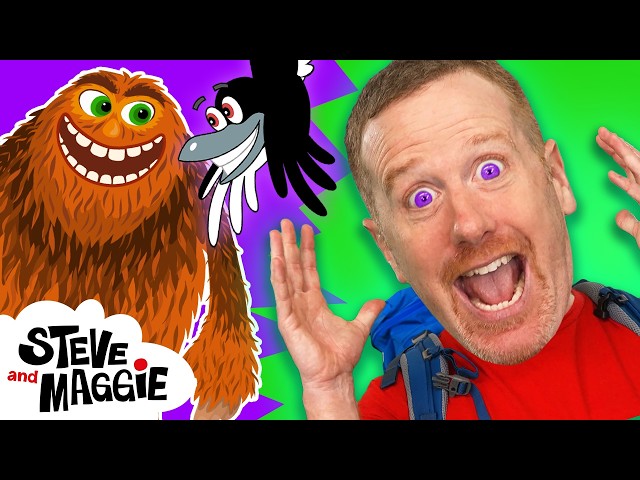 Bigfoot Camping Adventure Story for Kids with Steve and Maggie | Halloween Spooky Surprise