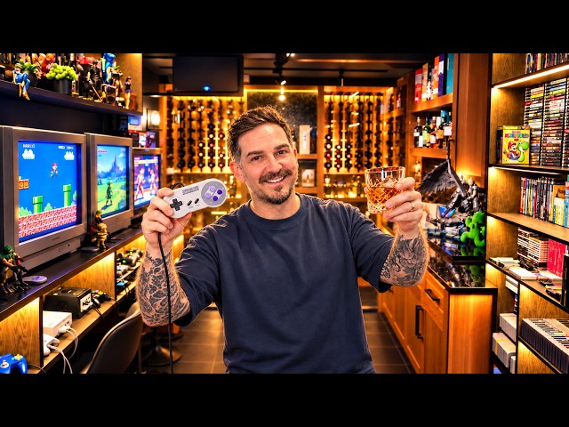 I built the Dream RETRO GAMING ROOM!