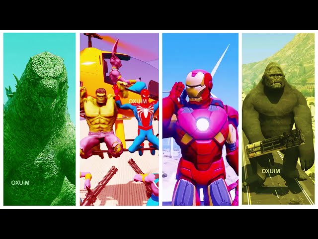 SUPERHERO MEGA BATTLE #710 MARVEL IRONMAN VS SPIDERMAN VS HULK FLASH ZOMBIE V4
