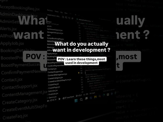 What Do You Actually Want in Web Development? | The Most Important Lesson for Every Developer 🚀