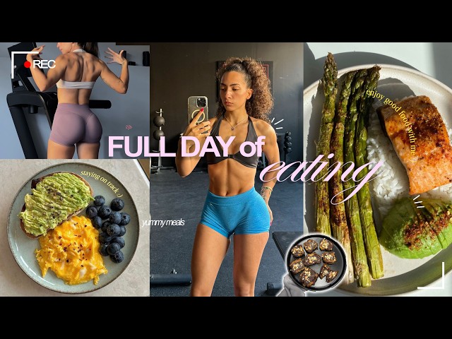 What I Eat in a Day to Build Muscle + Stay on Track