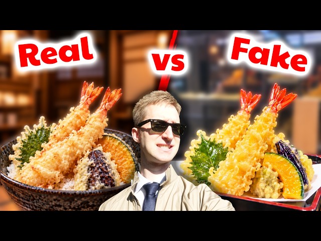 Tokyo Tempura vs FAKE FOOD Tour // Japanese Food REDUX