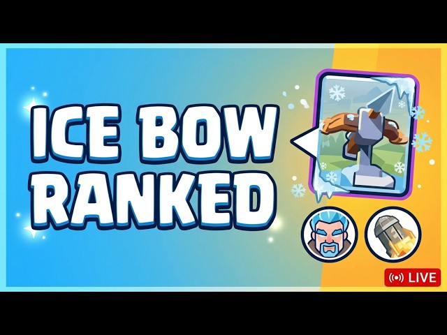 Unstoppable Defense: ICE BOW RANKED PUSH ❄️ #clashroyle #icebow