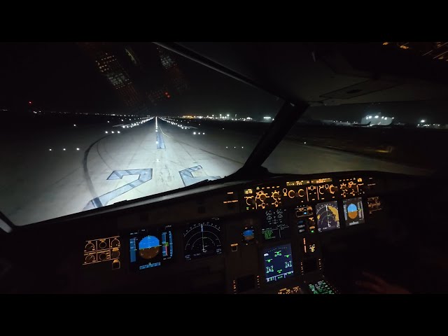 Amman-Paris A320 POV Flight | cockpit management discussion