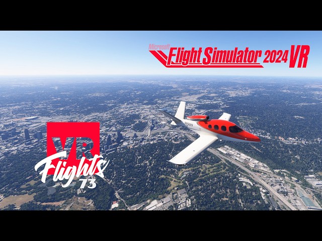 Voo completo - Vision Jet - Atlanta p/ North Carolina - turbulência na final. ✈️🍃