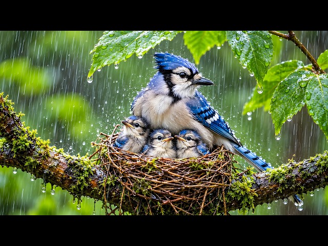 Soothing Birdsong & Soft Rain 🌿🌧️ Relaxing Nature Sounds for Peace, Balance & Deep Relaxation
