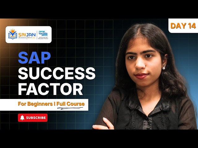 SAP SuccessFactors Tutorial for Absolute Beginners | Srijan Institute | #saphana #sapsuccessfactors