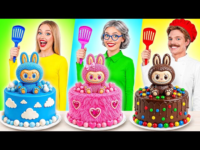 Cooking Challenge Labubu Cake | Kitchen Hacks and Recipes by Multi DO Challenge