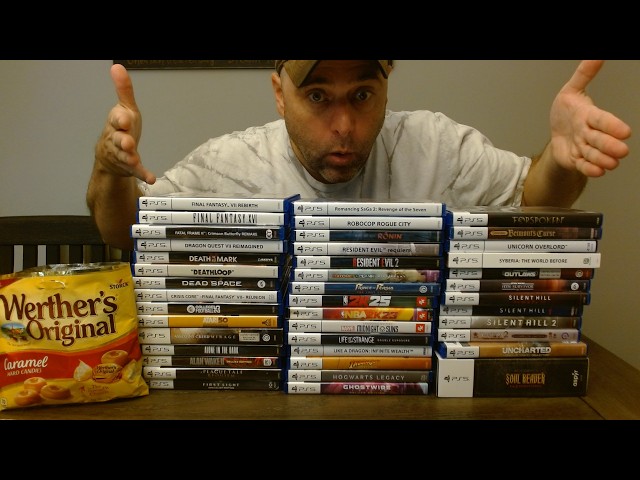 ASMR Eating Hard Candy PS5 Video Game Collection