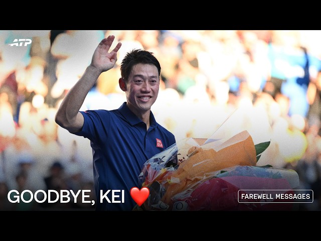 Novak Djokovic & Fellow Players Send Farewell Messages to Kei Nishikori