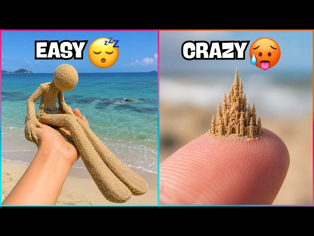 Level 1 to 100 Sand Sculptures